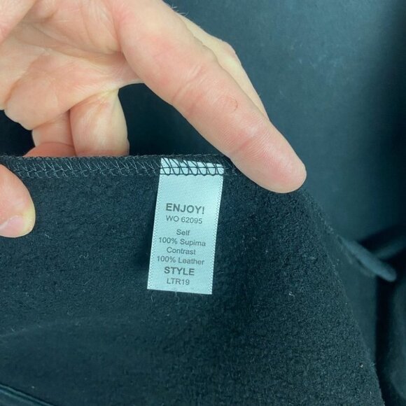 Revolve Michael Stars 100% Leather‎ Lea Moto Asymmetric Zip Jacket Size XS Boho - Picture 9 of 14